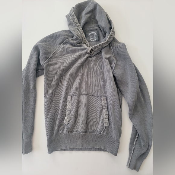 Men’s BKE Hoodie good lightly distressed XL cozy good condition - Picture 3 of 11